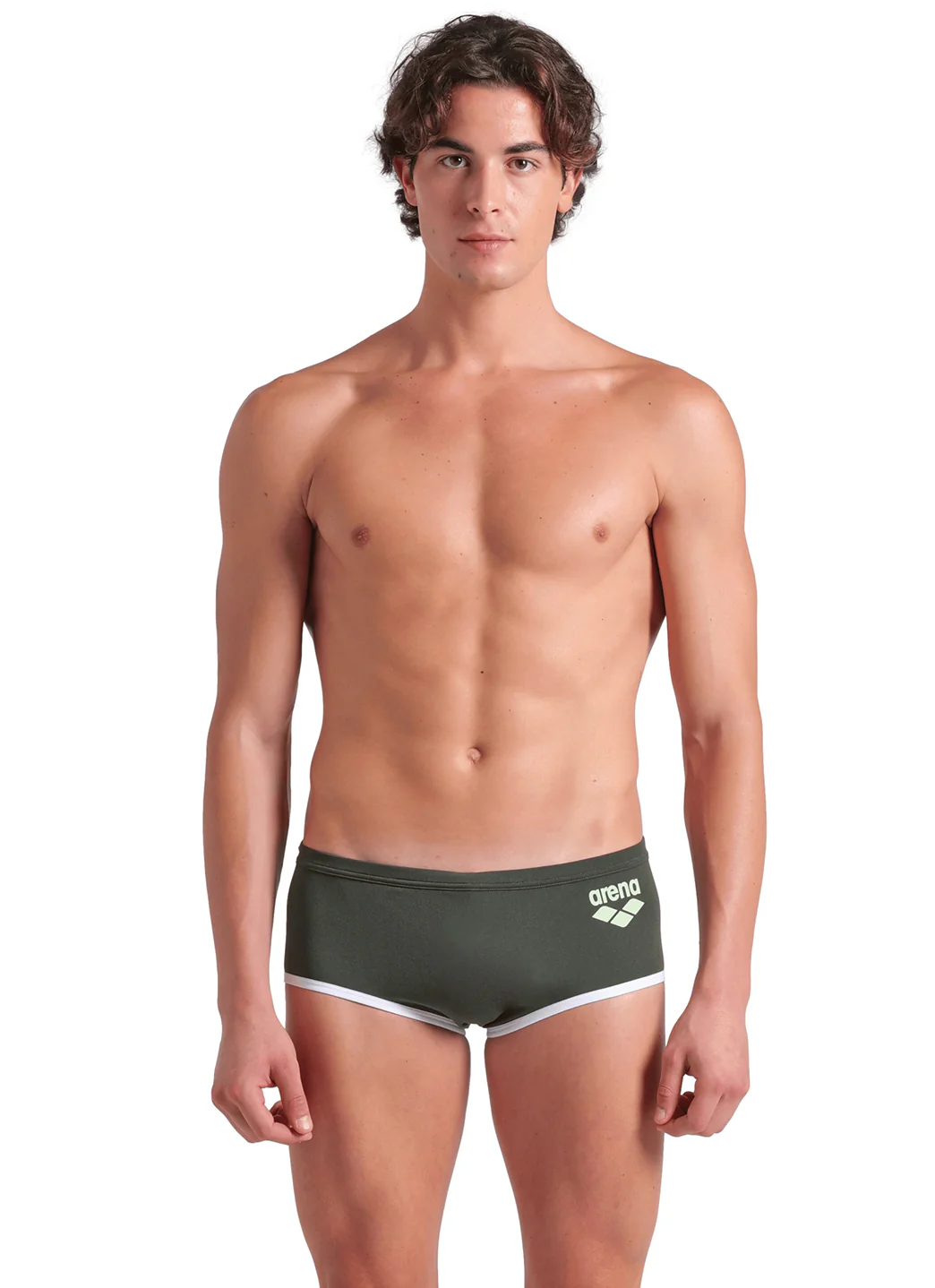 Arena Men's One Big Logo Square Leg Swimsuit - Image 100