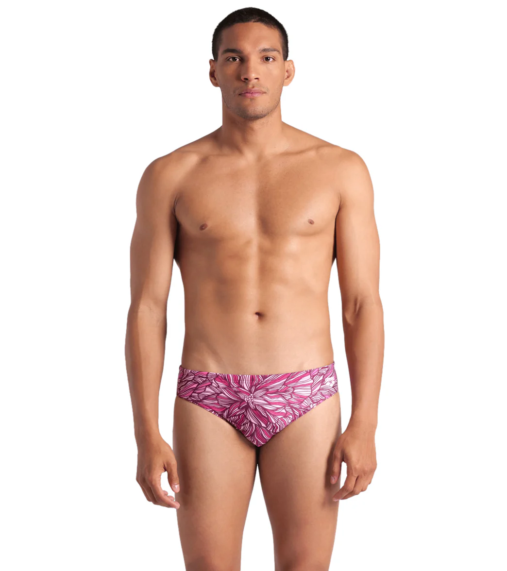 Arena Men's Pink Dahlia Brief Swimsuit - Image 7