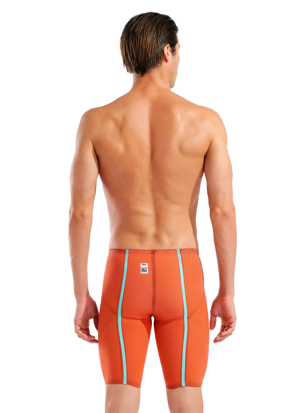 Arena Men's Powerskin Sunset Coral Carbon Glide SL LE Jammer Tech Suit Swimsuit - Image 4