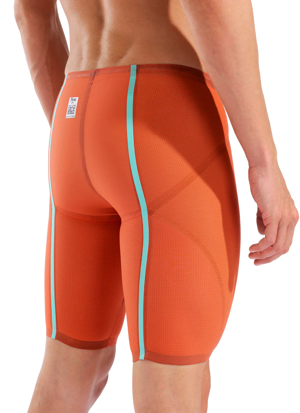 Arena Men's Powerskin Sunset Coral Carbon Glide SL LE Jammer Tech Suit Swimsuit - Image 7