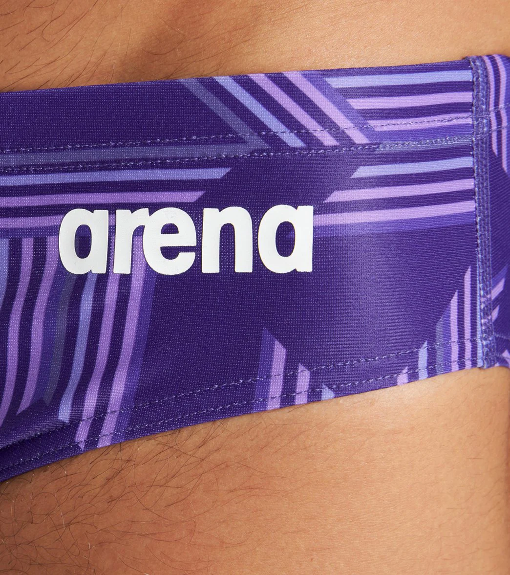 Arena Men's Puzzled Brief Swimsuit - Image 65