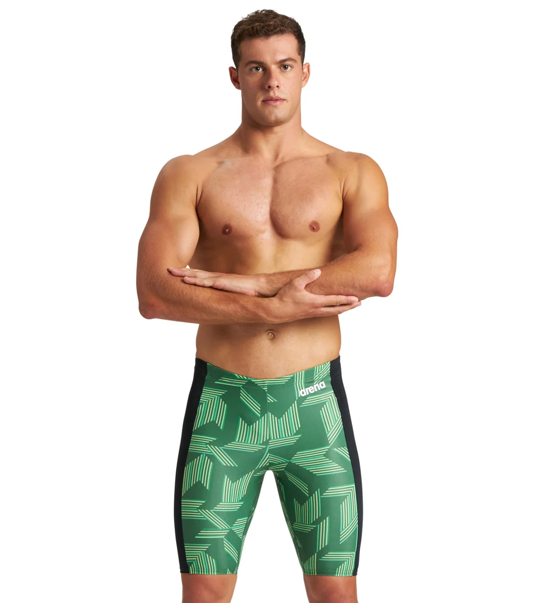 Arena Men's Puzzled Jammer Swimsuit - Image 51
