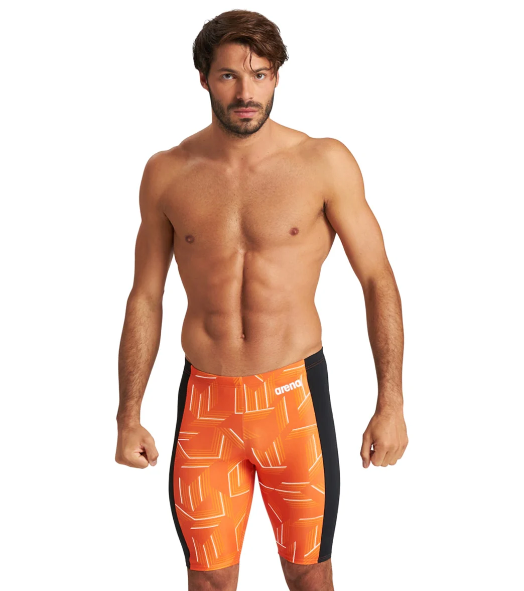 Arena Men's Puzzled Jammer Swimsuit - Image 65