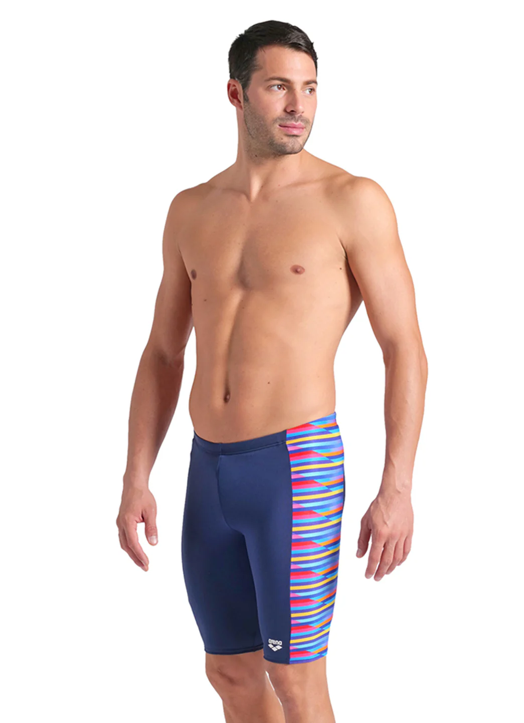 Arena Men's Racing Stripe Jammer Swimsuit