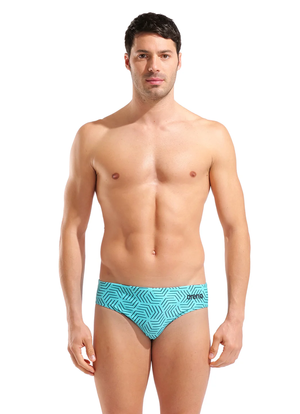 Arena Men's Seaglass Allover Brief Swimsuit - Image 2