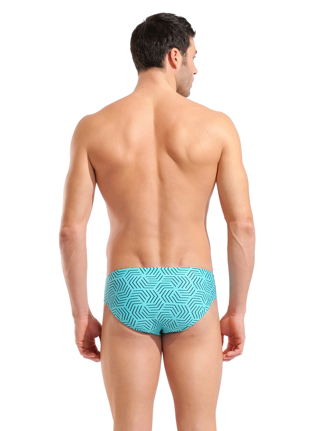 Arena Men's Seaglass Allover Brief Swimsuit - Image 3