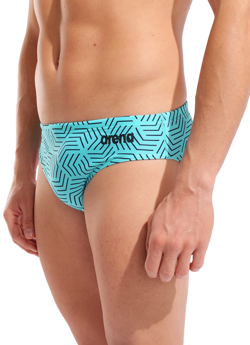 Arena Men's Seaglass Allover Brief Swimsuit - Image 5