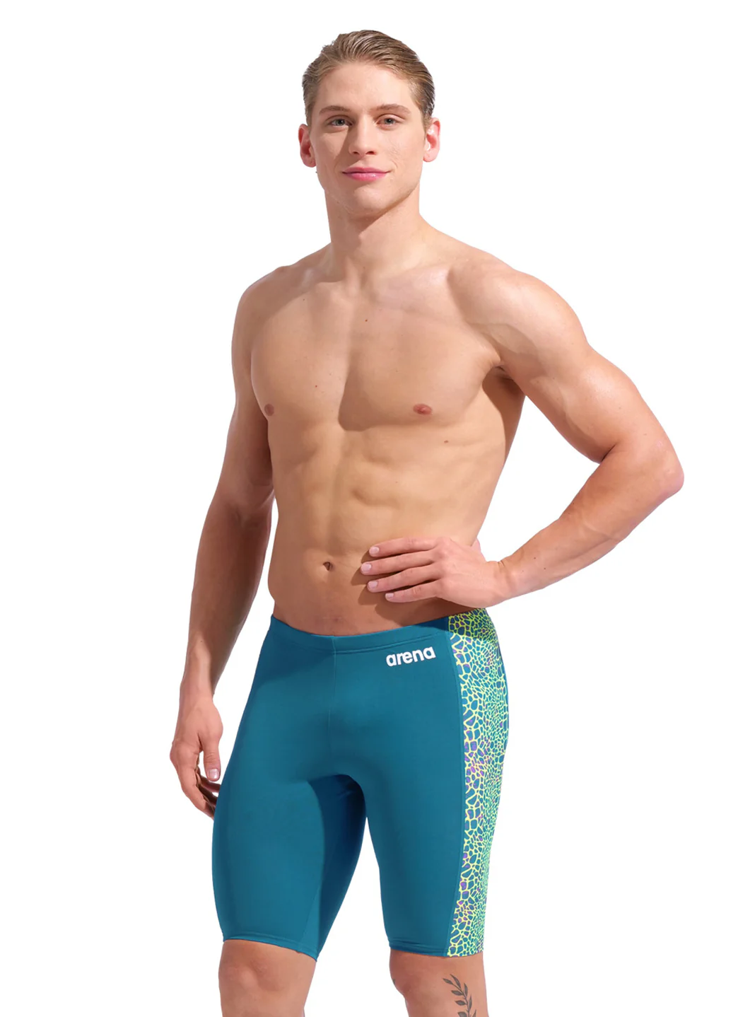 Arena Men's Snakeskin Jammer Swimsuit - Image 45