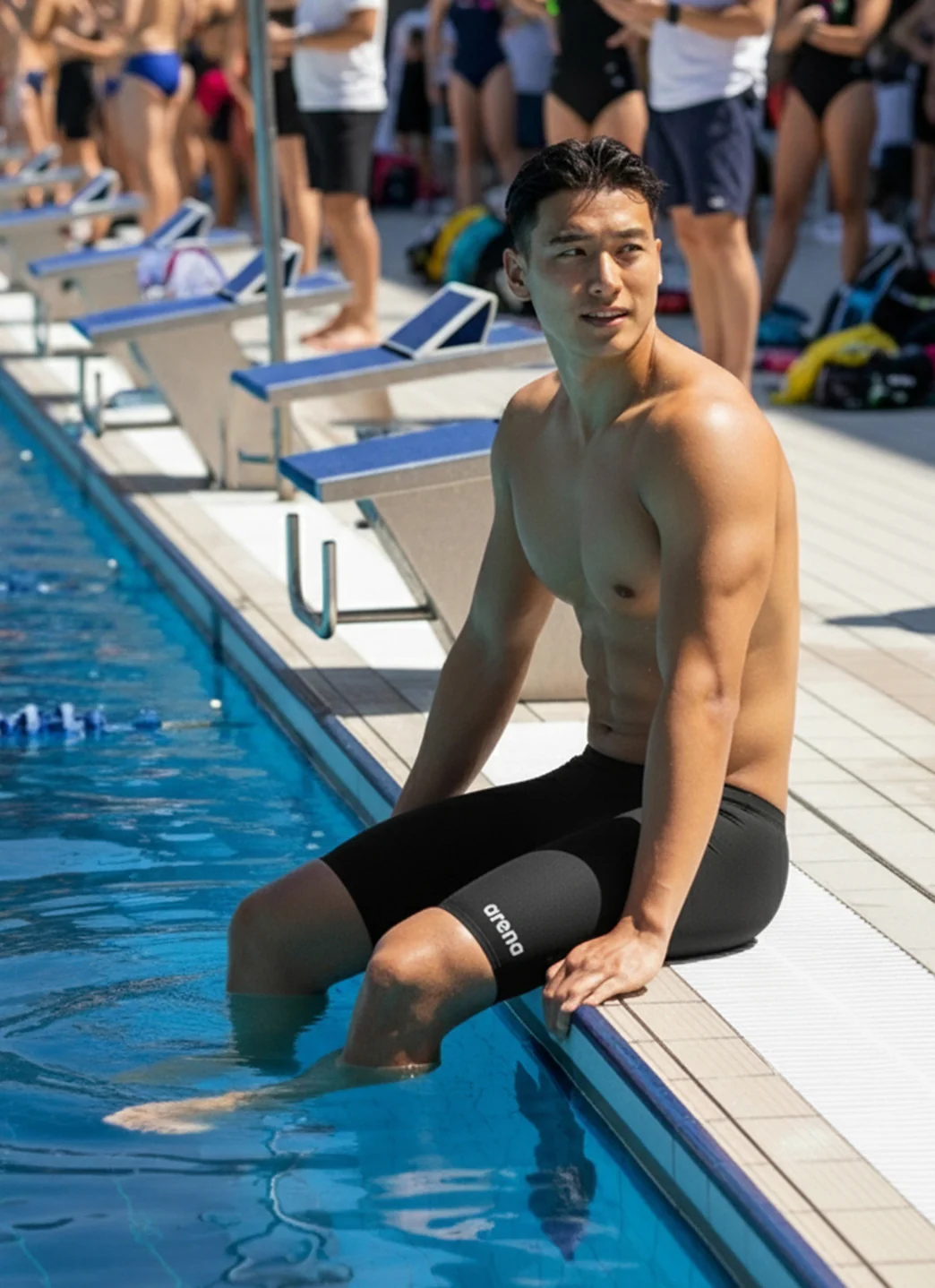 Arena Men's Solid Jammer Swimsuit - Image 59