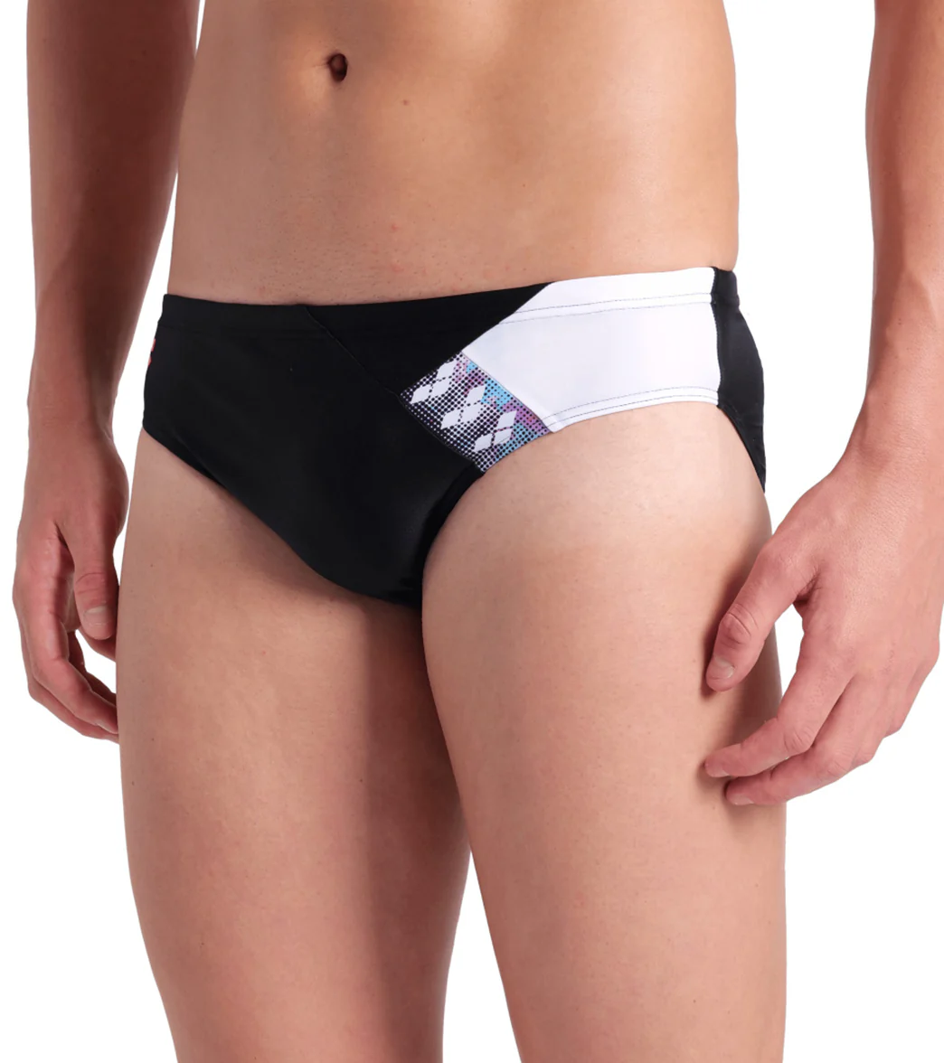 Arena Men's Stripe Brief Swimsuit - Image 19