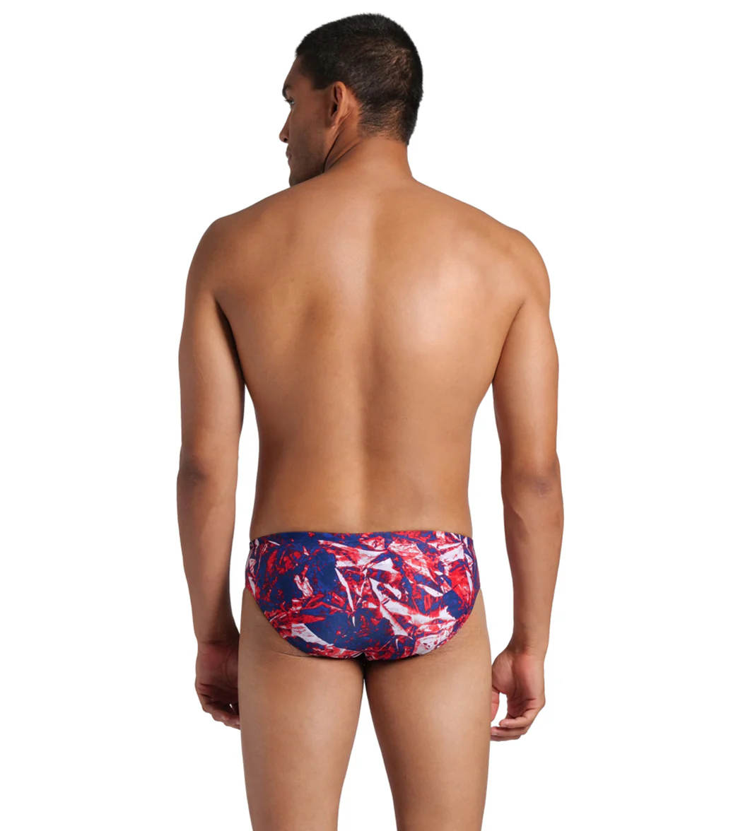Arena Men's Team Crackle Brief Swimsuit - Image 32