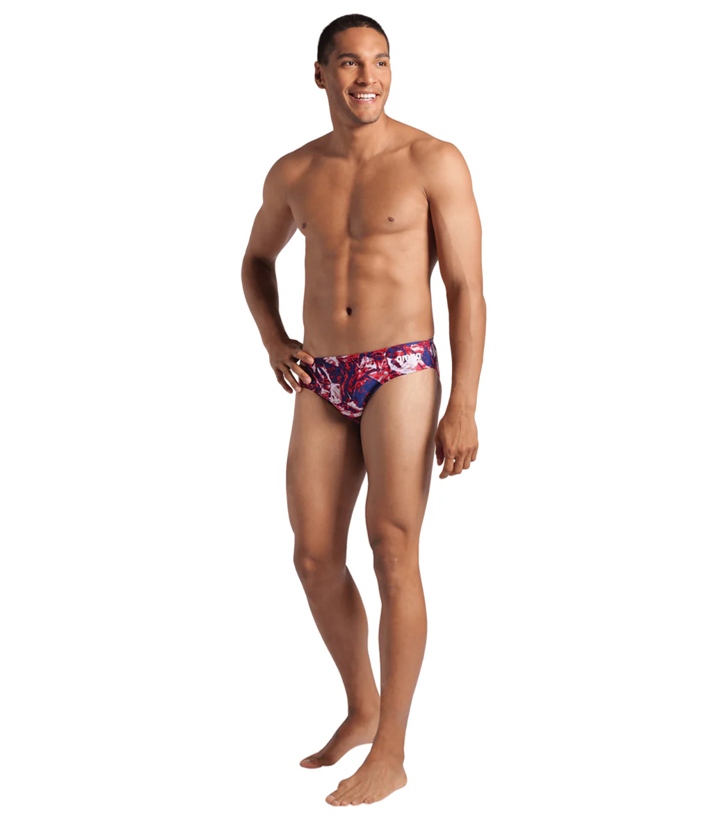 Arena Men's Team Crackle Brief Swimsuit - Image 33