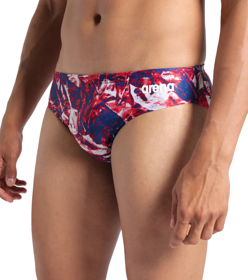 Arena Men's Team Crackle Brief Swimsuit - Image 34