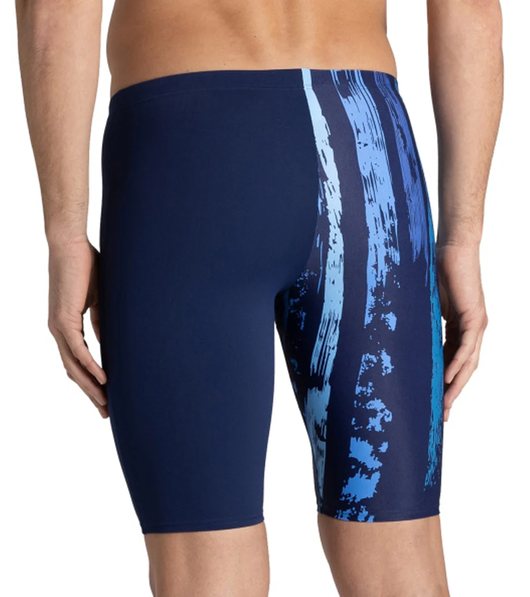Arena Men's Team Painted Stripes Jammer Swimsuit - Image 2