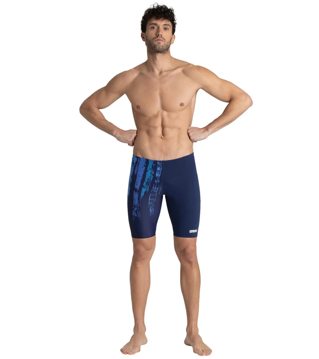Arena Men's Team Painted Stripes Jammer Swimsuit - Image 3