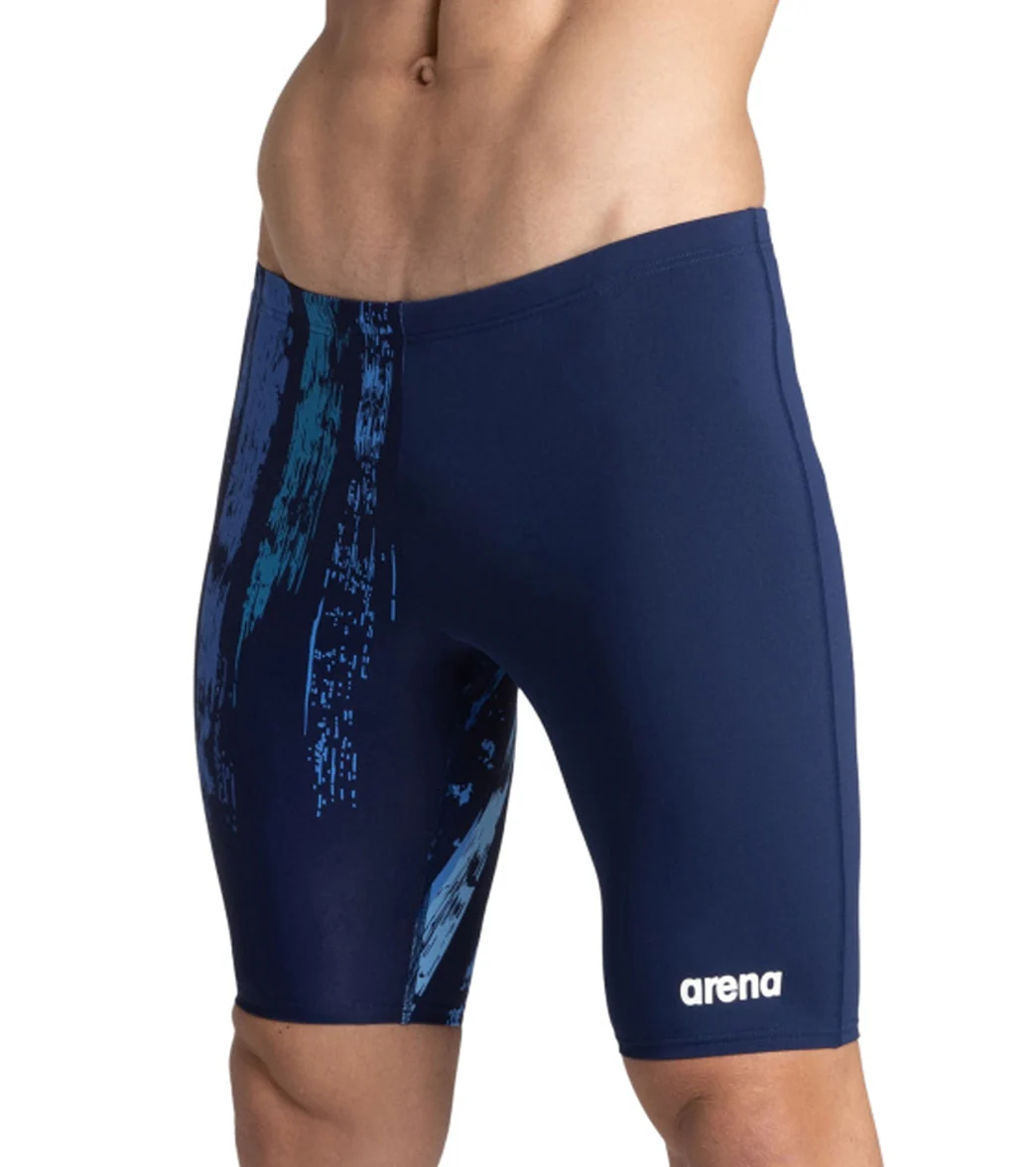 Arena Men's Team Painted Stripes Jammer Swimsuit - Image 7