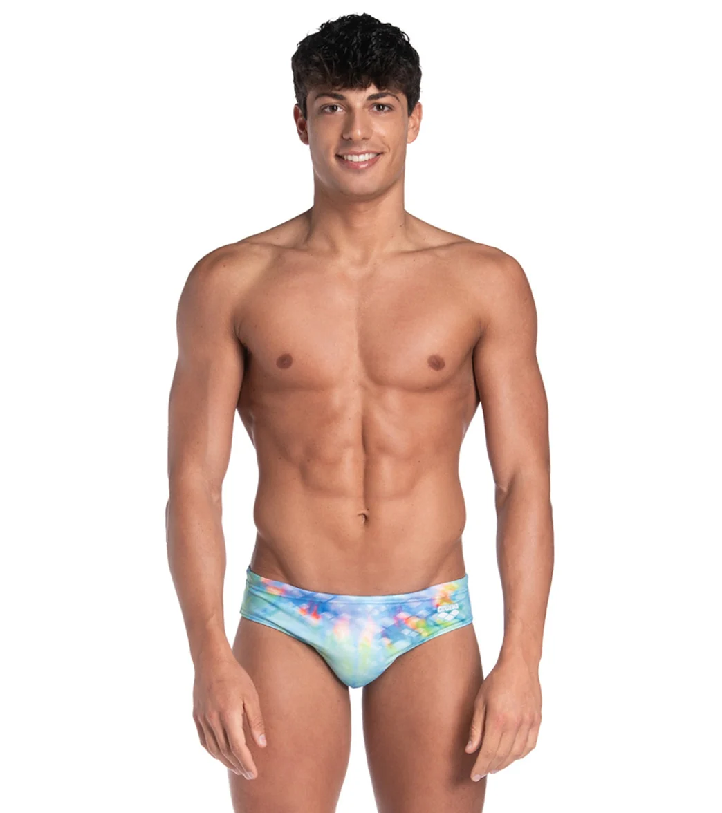 Arena Men's Tie Dye Brief Swimsuit - Image 7
