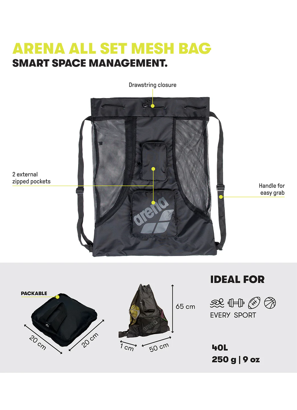 Arena One Go Mesh Bag - Image 95