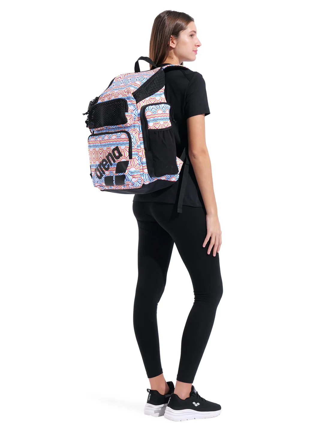 Arena One Go Sunrise Allover 45L Backpack - Image 3