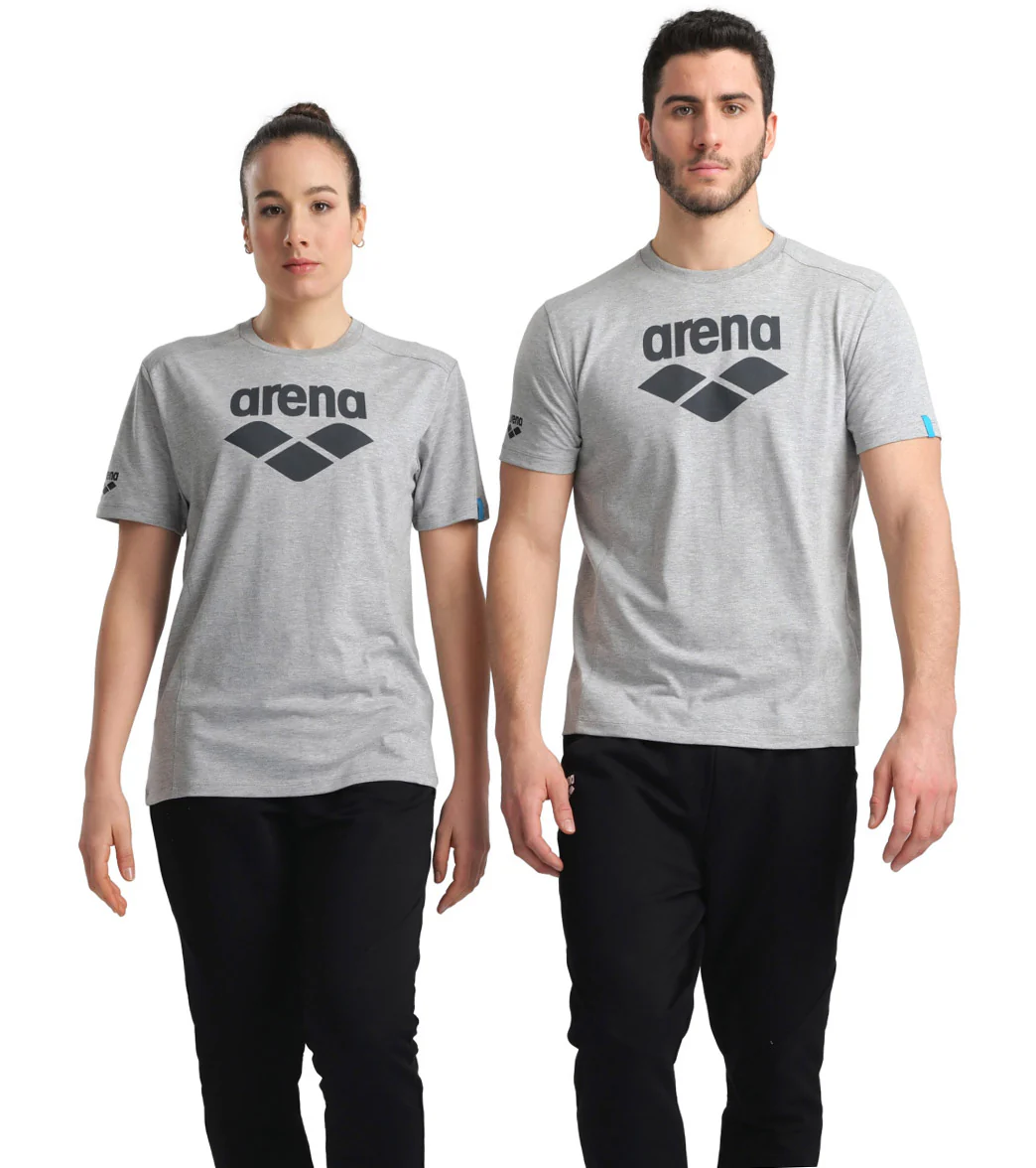Arena Unisex Logo Cotton Short Sleeve T-Shirt - Image 63