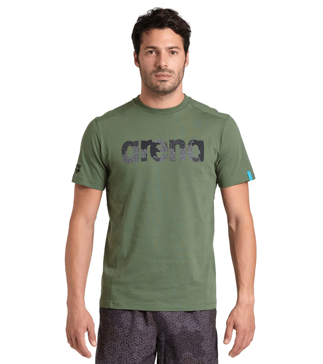 Arena Unisex Logo Cotton Short Sleeve T-Shirt - Image 68
