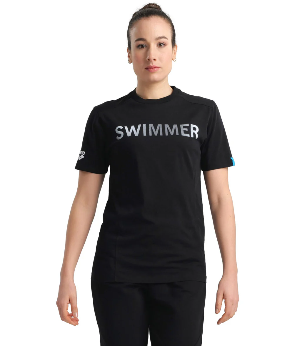 Arena Unisex Logo Cotton Short Sleeve T-Shirt - Image 89