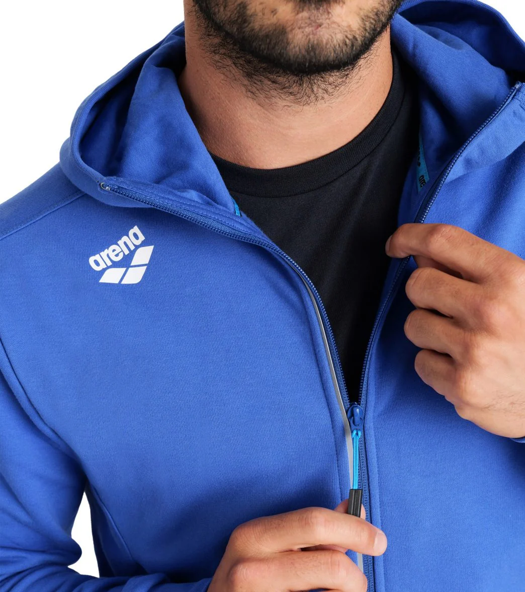 Arena Unisex Team Panel Hooded Front Zip Jacket - Image 17