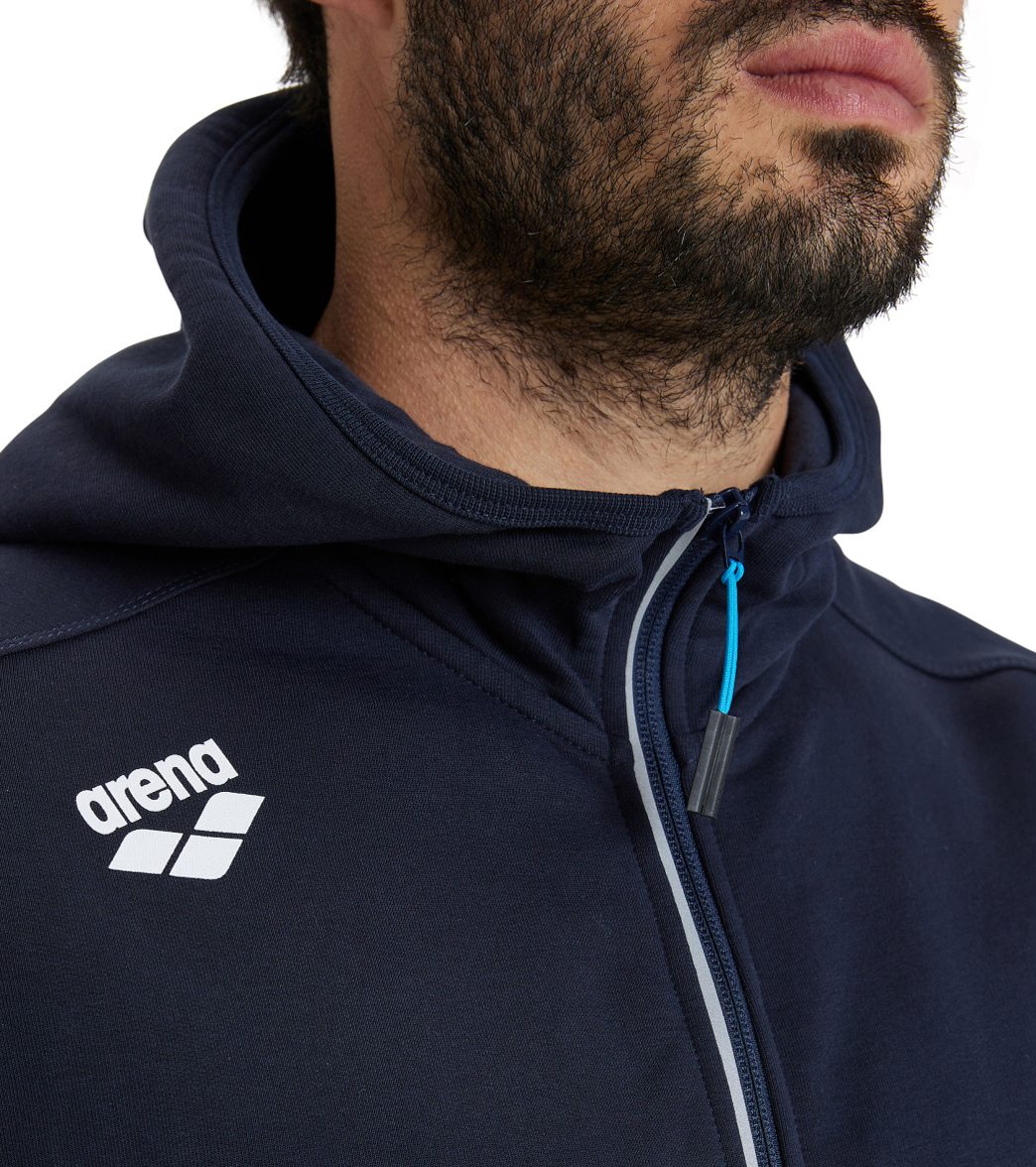 Arena Unisex Team Panel Hooded Front Zip Jacket - Image 27