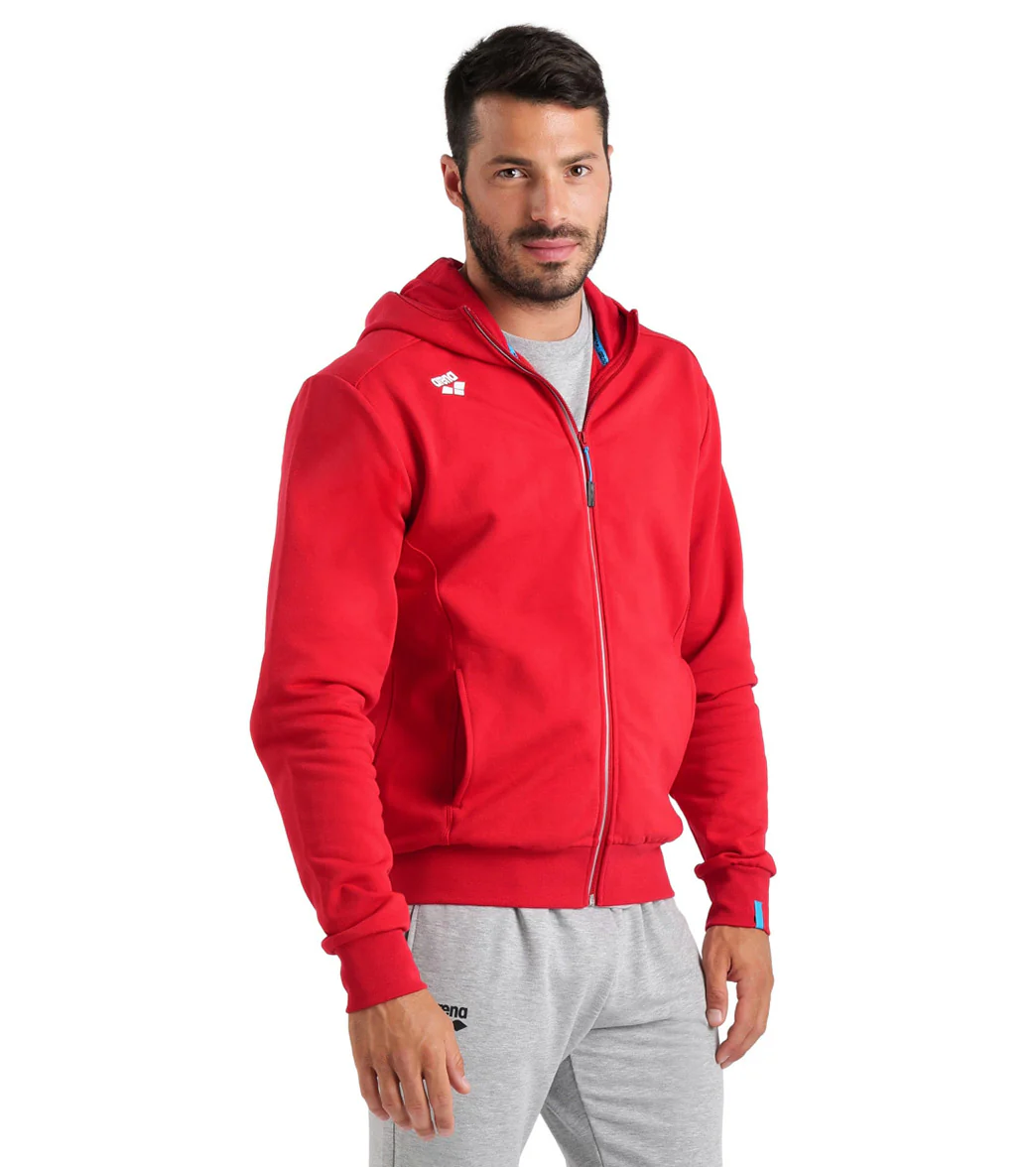 Arena Unisex Team Panel Hooded Front Zip Jacket - Image 41