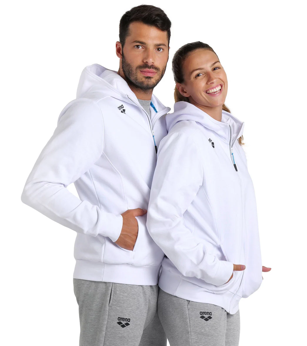 Arena Unisex Team Panel Hooded Front Zip Jacket - Image 5