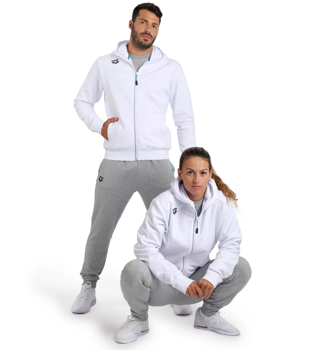 Arena Unisex Team Panel Hooded Front Zip Jacket - Image 6
