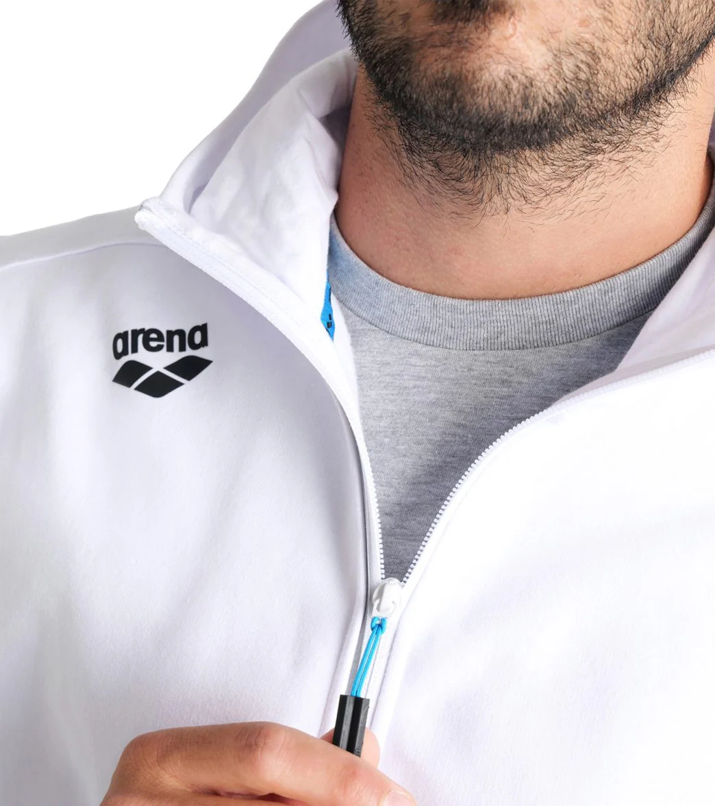 Arena Unisex Team Panel Hooded Front Zip Jacket - Image 7