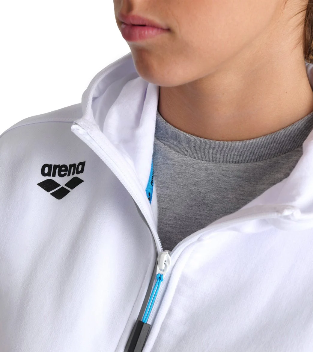 Arena Unisex Team Panel Hooded Front Zip Jacket - Image 8