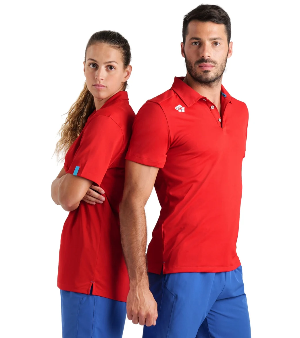 Arena Unisex Team Solid Short Sleeve Polo - Image 48