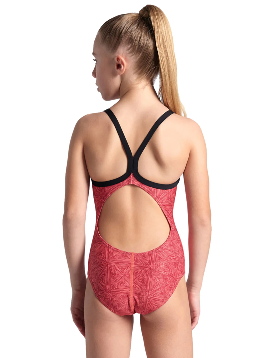 Arena Women's Abstract Tiles Lightdrop Back One Piece Swimsuit - Image 48