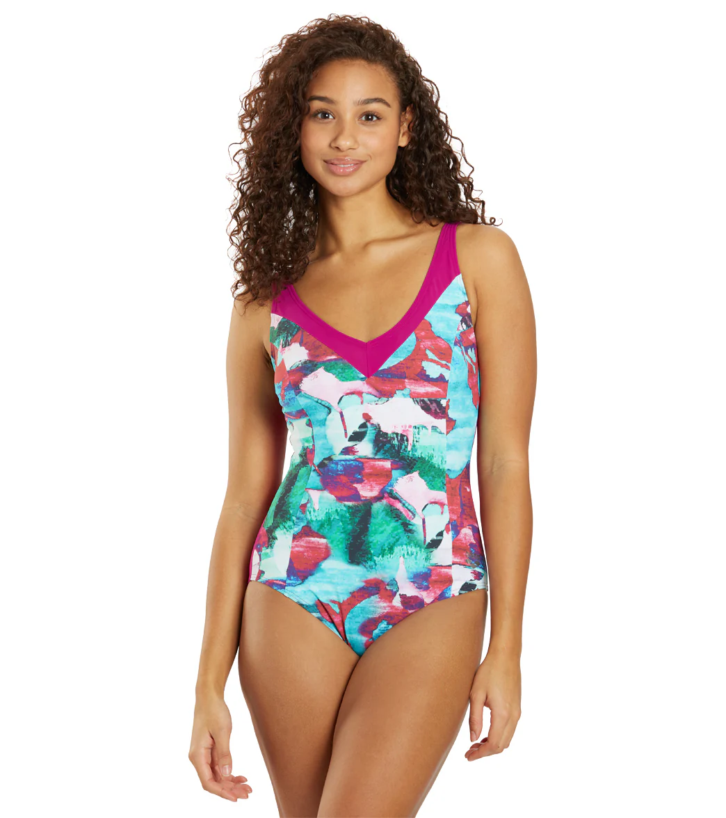 Arena Women's Bodylift Stefania Wing Back One Piece Swimsuit - Image 9