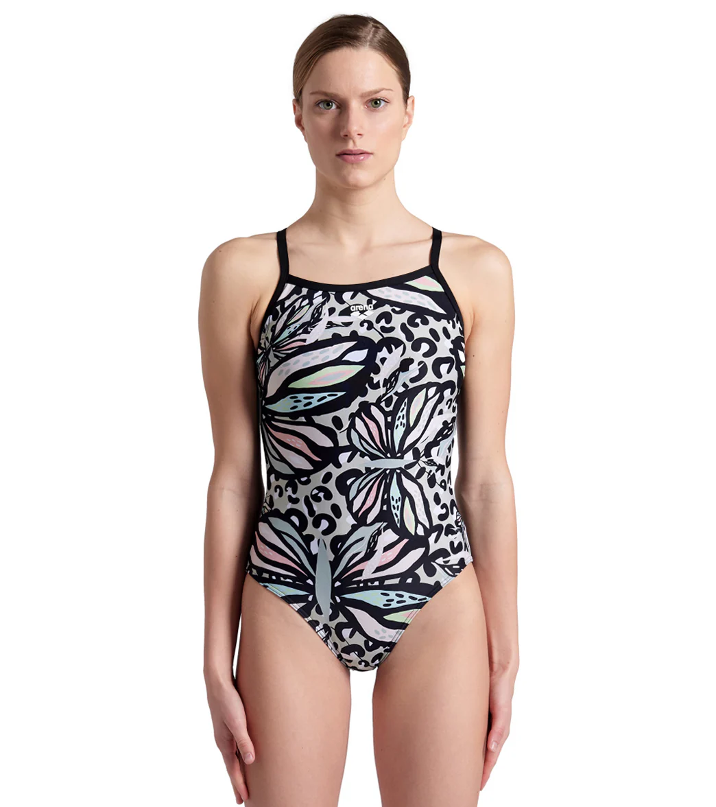 Arena Women's Butterflies Light Drop One Piece Swimsuit - Image 8