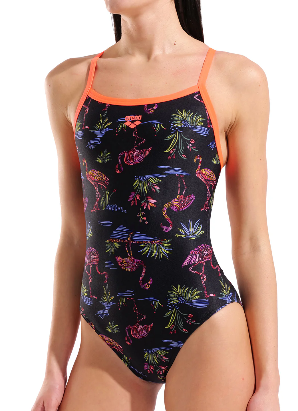 Arena Women's Flamingo Challenge Back One Piece Swimsuit - Image 6