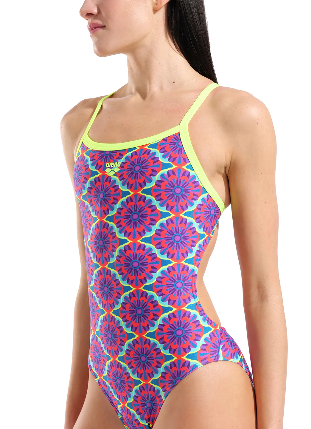 Arena Women's Floral Challenge Back One Piece Swimsuit - Image 13