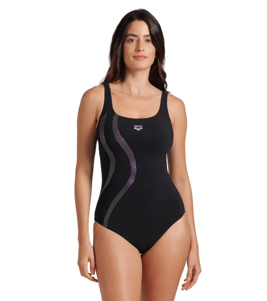Arena Women's Ginevra Shapewear Wing Back One Piece Swimsuit - Image 8