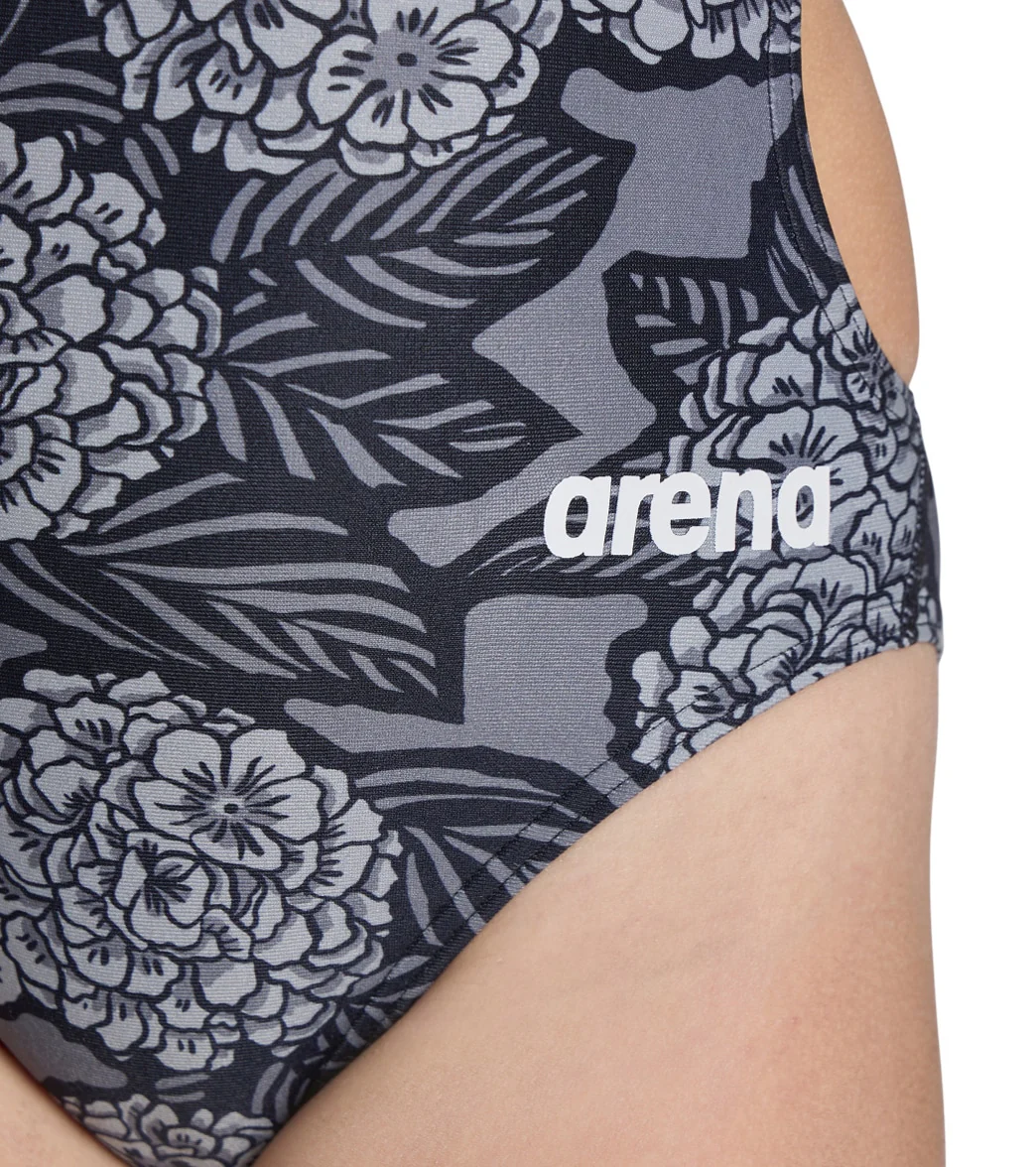 Arena Women's Hydrangea Bouquet Challenge Back One Piece Swimsuit - Image 37