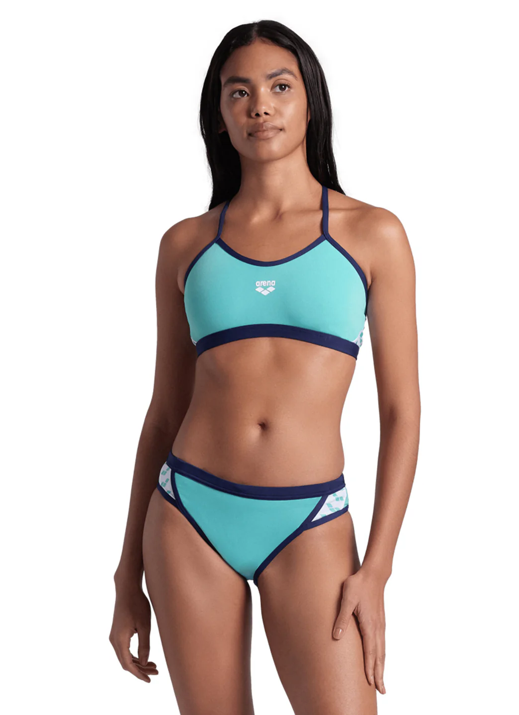 Arena Women's Icons Solid Cross Back Bikini Set - Image 66