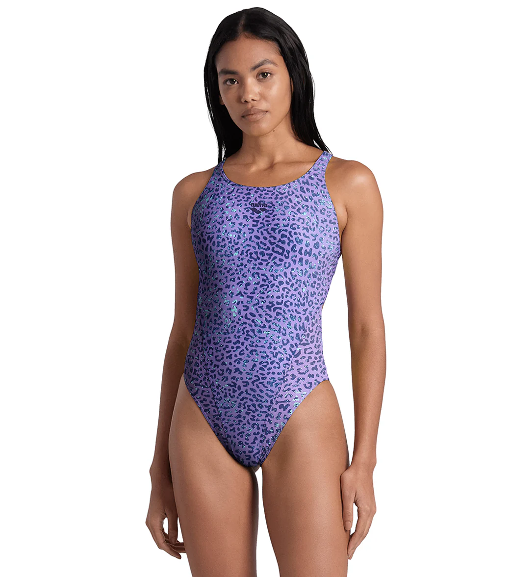 Arena Women's Jungle Cat Tech Back One Piece Swimsuit - Image 15