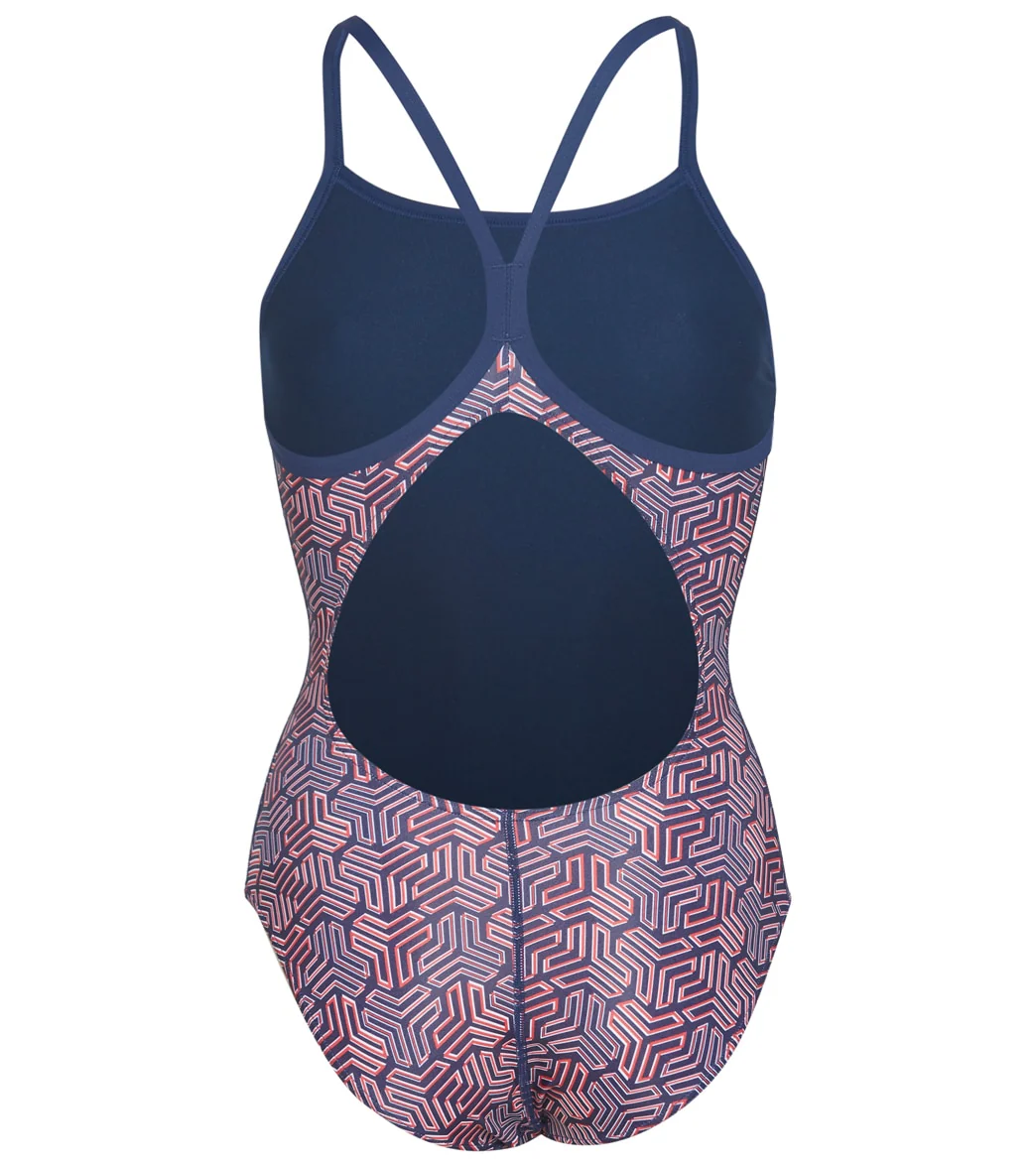 Arena Women's Kikko MaxLife Light Drop Back One Piece Swimsuit - Image 45