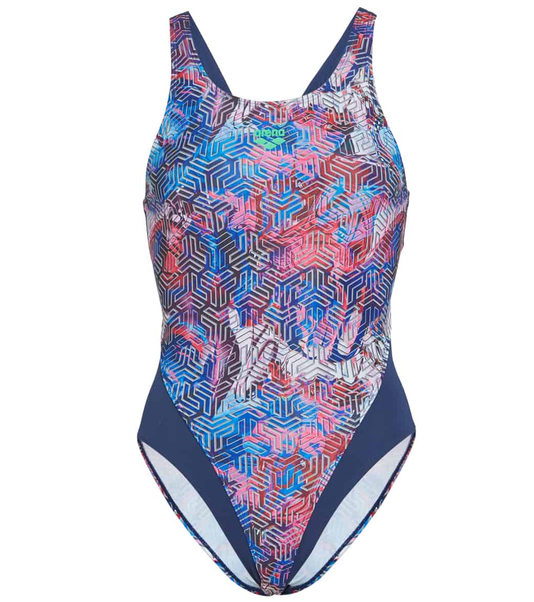 Arena Women's Kikko Swim Tech One Piece Swimsuit - Image 5