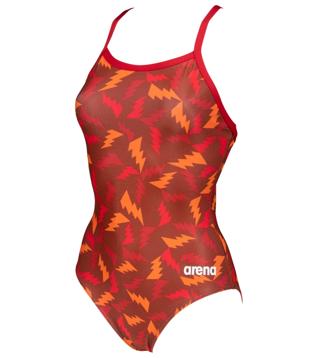 Arena Women's Lightning Colors Light Drop Back One Piece Swimsuit - Image 32