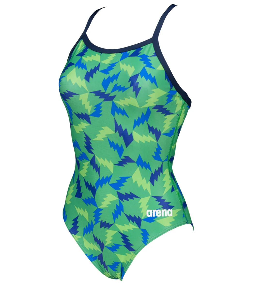 Arena Women's Lightning Colors Light Drop Back One Piece Swimsuit - Image 8
