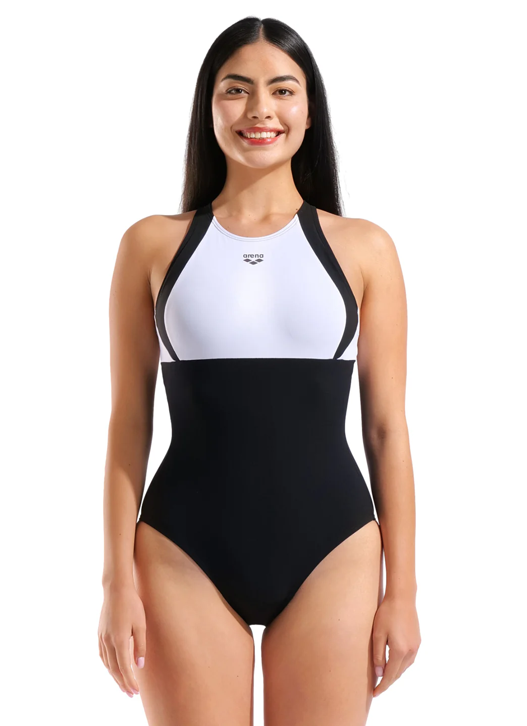 Arena Women's Linda Colorblock Cross Back One Piece Swimsuit - Image 17