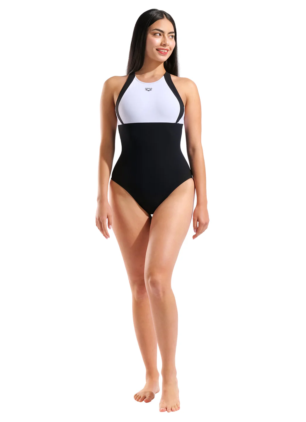 Arena Women's Linda Colorblock Cross Back One Piece Swimsuit - Image 19