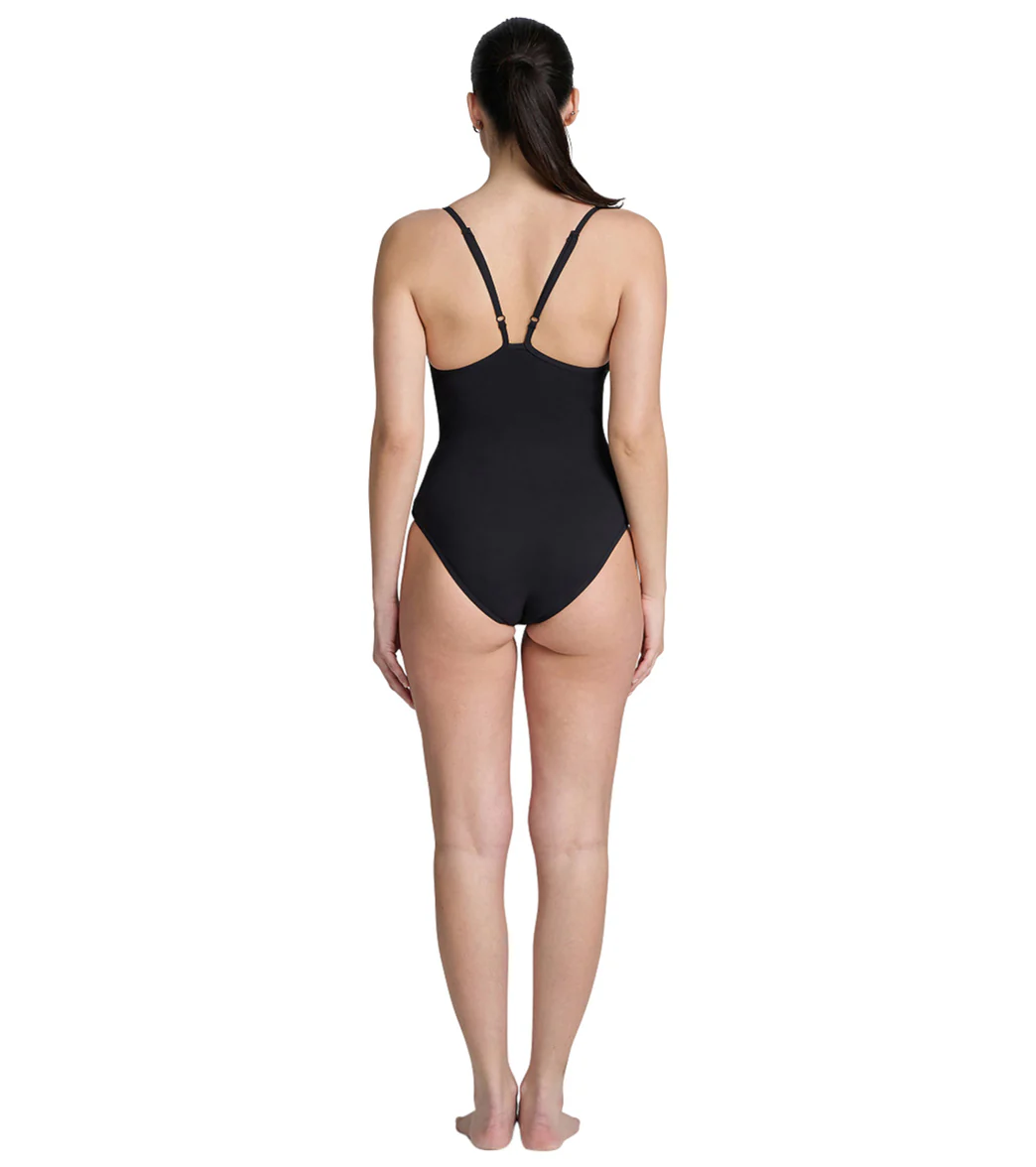 Arena Women's Mesh Panel Closed Back One Piece Swimsuit - Image 21